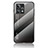 Coque Rebord Contour Silicone et Vitre Miroir Housse Etui Degrade Arc en Ciel LS1 pour Realme Narzo 50 Pro 5G Gris Fonce