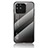 Coque Rebord Contour Silicone et Vitre Miroir Housse Etui Degrade Arc en Ciel LS1 pour Realme Narzo 50A Gris Fonce