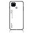 Coque Rebord Contour Silicone et Vitre Miroir Housse Etui Degrade Arc en Ciel LS1 pour Realme Q2i 5G Blanc