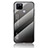 Coque Rebord Contour Silicone et Vitre Miroir Housse Etui Degrade Arc en Ciel LS1 pour Realme Q2i 5G Gris Fonce