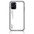 Coque Rebord Contour Silicone et Vitre Miroir Housse Etui Degrade Arc en Ciel LS1 pour Realme Q5x 5G Blanc