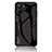 Coque Rebord Contour Silicone et Vitre Miroir Housse Etui Degrade Arc en Ciel LS1 pour Realme V20 5G Noir