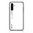 Coque Rebord Contour Silicone et Vitre Miroir Housse Etui Degrade Arc en Ciel LS1 pour Samsung Galaxy A04s Blanc