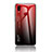 Coque Rebord Contour Silicone et Vitre Miroir Housse Etui Degrade Arc en Ciel LS1 pour Samsung Galaxy A10s Rouge