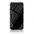 Coque Rebord Contour Silicone et Vitre Miroir Housse Etui Degrade Arc en Ciel LS1 pour Samsung Galaxy A2 Core A260F A260G Noir