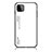 Coque Rebord Contour Silicone et Vitre Miroir Housse Etui Degrade Arc en Ciel LS1 pour Samsung Galaxy A22 5G Blanc