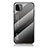 Coque Rebord Contour Silicone et Vitre Miroir Housse Etui Degrade Arc en Ciel LS1 pour Samsung Galaxy A22s 5G Gris Fonce