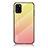 Coque Rebord Contour Silicone et Vitre Miroir Housse Etui Degrade Arc en Ciel LS1 pour Samsung Galaxy A31 Jaune