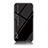 Coque Rebord Contour Silicone et Vitre Miroir Housse Etui Degrade Arc en Ciel LS1 pour Samsung Galaxy A70S Noir