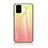 Coque Rebord Contour Silicone et Vitre Miroir Housse Etui Degrade Arc en Ciel LS1 pour Samsung Galaxy A71 4G A715 Jaune