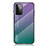 Coque Rebord Contour Silicone et Vitre Miroir Housse Etui Degrade Arc en Ciel LS1 pour Samsung Galaxy A72 4G Mixte