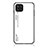 Coque Rebord Contour Silicone et Vitre Miroir Housse Etui Degrade Arc en Ciel LS1 pour Samsung Galaxy M32 4G Blanc