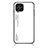 Coque Rebord Contour Silicone et Vitre Miroir Housse Etui Degrade Arc en Ciel LS1 pour Samsung Galaxy M53 5G Blanc