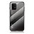 Coque Rebord Contour Silicone et Vitre Miroir Housse Etui Degrade Arc en Ciel LS1 pour Samsung Galaxy M80S Gris Fonce