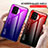 Coque Rebord Contour Silicone et Vitre Miroir Housse Etui Degrade Arc en Ciel LS1 pour Samsung Galaxy M80S Petit