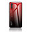 Coque Rebord Contour Silicone et Vitre Miroir Housse Etui Degrade Arc en Ciel LS1 pour Samsung Galaxy Note 10 5G Rouge