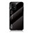 Coque Rebord Contour Silicone et Vitre Miroir Housse Etui Degrade Arc en Ciel LS1 pour Samsung Galaxy S10 Lite Noir