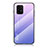 Coque Rebord Contour Silicone et Vitre Miroir Housse Etui Degrade Arc en Ciel LS1 pour Samsung Galaxy S10 Lite Violet Clair