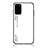 Coque Rebord Contour Silicone et Vitre Miroir Housse Etui Degrade Arc en Ciel LS1 pour Samsung Galaxy S20 Plus 5G Blanc