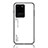 Coque Rebord Contour Silicone et Vitre Miroir Housse Etui Degrade Arc en Ciel LS1 pour Samsung Galaxy S20 Ultra 5G Blanc