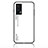 Coque Rebord Contour Silicone et Vitre Miroir Housse Etui Degrade Arc en Ciel LS1 pour Vivo iQOO 7 India 5G Blanc