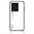 Coque Rebord Contour Silicone et Vitre Miroir Housse Etui Degrade Arc en Ciel LS1 pour Vivo iQOO Neo7 5G Blanc