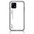 Coque Rebord Contour Silicone et Vitre Miroir Housse Etui Degrade Arc en Ciel LS1 pour Vivo iQOO U3 5G Blanc