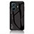 Coque Rebord Contour Silicone et Vitre Miroir Housse Etui Degrade Arc en Ciel LS1 pour Vivo iQOO Z6 Pro 5G Noir