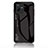 Coque Rebord Contour Silicone et Vitre Miroir Housse Etui Degrade Arc en Ciel LS1 pour Vivo iQOO Z6x Noir