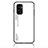 Coque Rebord Contour Silicone et Vitre Miroir Housse Etui Degrade Arc en Ciel LS1 pour Vivo V23e 5G Blanc