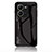 Coque Rebord Contour Silicone et Vitre Miroir Housse Etui Degrade Arc en Ciel LS1 pour Vivo X80 Lite 5G Noir