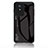 Coque Rebord Contour Silicone et Vitre Miroir Housse Etui Degrade Arc en Ciel LS1 pour Vivo Y02 Noir