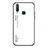 Coque Rebord Contour Silicone et Vitre Miroir Housse Etui Degrade Arc en Ciel LS1 pour Vivo Y11 Blanc