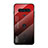 Coque Rebord Contour Silicone et Vitre Miroir Housse Etui Degrade Arc en Ciel LS1 pour Xiaomi Black Shark 4 Pro 5G Rouge