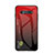 Coque Rebord Contour Silicone et Vitre Miroir Housse Etui Degrade Arc en Ciel LS1 pour Xiaomi Black Shark 4S 5G Rouge