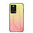 Coque Rebord Contour Silicone et Vitre Miroir Housse Etui Degrade Arc en Ciel LS1 pour Xiaomi Civi 2 5G Jaune