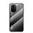 Coque Rebord Contour Silicone et Vitre Miroir Housse Etui Degrade Arc en Ciel LS1 pour Xiaomi Mi 11i 5G Gris Fonce