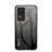 Coque Rebord Contour Silicone et Vitre Miroir Housse Etui Degrade Arc en Ciel LS1 pour Xiaomi Poco F4 5G Gris Fonce