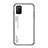 Coque Rebord Contour Silicone et Vitre Miroir Housse Etui Degrade Arc en Ciel LS1 pour Xiaomi Poco M3 Blanc