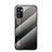 Coque Rebord Contour Silicone et Vitre Miroir Housse Etui Degrade Arc en Ciel LS1 pour Xiaomi POCO M3 Pro 5G Gris Fonce