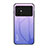 Coque Rebord Contour Silicone et Vitre Miroir Housse Etui Degrade Arc en Ciel LS1 pour Xiaomi Poco M4 5G Violet Clair