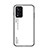 Coque Rebord Contour Silicone et Vitre Miroir Housse Etui Degrade Arc en Ciel LS1 pour Xiaomi Poco M4 Pro 5G Blanc