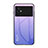 Coque Rebord Contour Silicone et Vitre Miroir Housse Etui Degrade Arc en Ciel LS1 pour Xiaomi Poco M5 4G Violet Clair