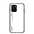 Coque Rebord Contour Silicone et Vitre Miroir Housse Etui Degrade Arc en Ciel LS1 pour Xiaomi Poco X3 GT 5G Blanc