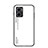 Coque Rebord Contour Silicone et Vitre Miroir Housse Etui Degrade Arc en Ciel LS1 pour Xiaomi Redmi 10 5G Blanc