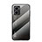 Coque Rebord Contour Silicone et Vitre Miroir Housse Etui Degrade Arc en Ciel LS1 pour Xiaomi Redmi 11 Prime 5G Gris Fonce