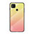 Coque Rebord Contour Silicone et Vitre Miroir Housse Etui Degrade Arc en Ciel LS1 pour Xiaomi Redmi 9 Activ Jaune