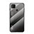 Coque Rebord Contour Silicone et Vitre Miroir Housse Etui Degrade Arc en Ciel LS1 pour Xiaomi Redmi 9C NFC Gris Fonce