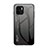 Coque Rebord Contour Silicone et Vitre Miroir Housse Etui Degrade Arc en Ciel LS1 pour Xiaomi Redmi A1 Gris Fonce