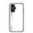 Coque Rebord Contour Silicone et Vitre Miroir Housse Etui Degrade Arc en Ciel LS1 pour Xiaomi Redmi K50 Gaming 5G Blanc